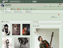 Tablet Screenshot of lizzy5591.deviantart.com