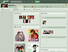 Tablet Screenshot of glitchfc.deviantart.com
