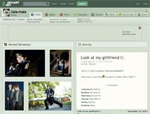 Tablet Screenshot of gala-maia.deviantart.com