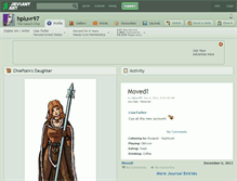 Tablet Screenshot of hpluvr97.deviantart.com