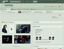 Tablet Screenshot of cookiecrazy.deviantart.com