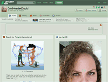 Tablet Screenshot of coldheartedcupid.deviantart.com