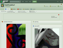 Tablet Screenshot of fotophreakgurl.deviantart.com