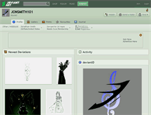 Tablet Screenshot of jonsmith101.deviantart.com