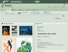 Tablet Screenshot of barukurii.deviantart.com