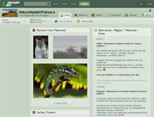 Tablet Screenshot of naturemadeinfrance.deviantart.com