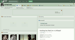 Desktop Screenshot of lickingcream.deviantart.com