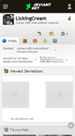 Mobile Screenshot of lickingcream.deviantart.com