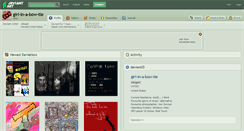 Desktop Screenshot of girl-in-a-bow-tie.deviantart.com