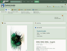 Tablet Screenshot of faulend-anaile.deviantart.com