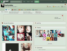 Tablet Screenshot of hartlockbby.deviantart.com