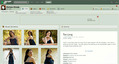 Desktop Screenshot of demon-streak.deviantart.com