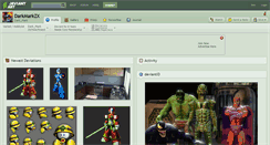 Desktop Screenshot of darkmarkzx.deviantart.com