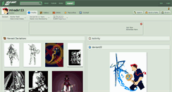 Desktop Screenshot of mivado123.deviantart.com