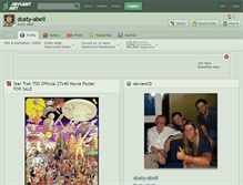 Tablet Screenshot of dusty-abell.deviantart.com