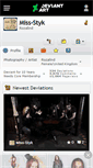 Mobile Screenshot of miss-styk.deviantart.com