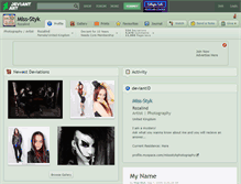 Tablet Screenshot of miss-styk.deviantart.com