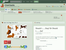 Tablet Screenshot of chloechipette.deviantart.com