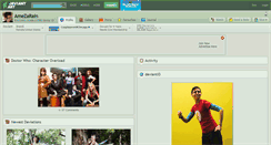 Desktop Screenshot of amezarain.deviantart.com