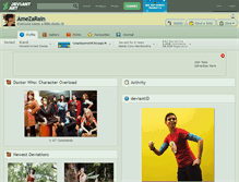 Tablet Screenshot of amezarain.deviantart.com