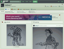 Tablet Screenshot of oddmod-7.deviantart.com