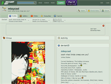 Tablet Screenshot of missycool.deviantart.com