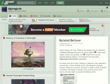 Tablet Screenshot of digimagicnb.deviantart.com
