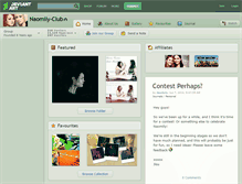 Tablet Screenshot of naomily-club.deviantart.com