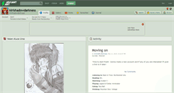 Desktop Screenshot of kirishadowdarkness.deviantart.com