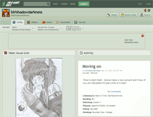 Tablet Screenshot of kirishadowdarkness.deviantart.com