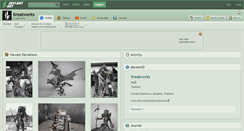 Desktop Screenshot of kreatworks.deviantart.com