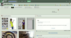 Desktop Screenshot of lady-ofthe-mist.deviantart.com