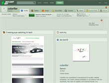 Tablet Screenshot of colorifer.deviantart.com