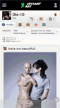 Mobile Screenshot of dix-10.deviantart.com