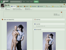 Tablet Screenshot of dix-10.deviantart.com