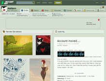 Tablet Screenshot of maiiann.deviantart.com