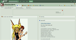 Desktop Screenshot of chiisuchine-bakura.deviantart.com