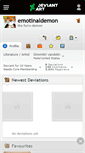 Mobile Screenshot of emotinaldemon.deviantart.com