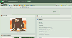 Desktop Screenshot of cutrer.deviantart.com