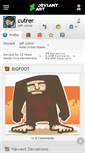 Mobile Screenshot of cutrer.deviantart.com