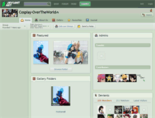 Tablet Screenshot of cosplay-overtheworld.deviantart.com