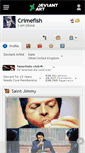 Mobile Screenshot of crimefish.deviantart.com