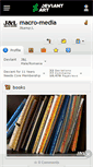 Mobile Screenshot of macro-media.deviantart.com