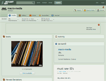 Tablet Screenshot of macro-media.deviantart.com