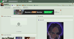 Desktop Screenshot of deathfx.deviantart.com