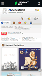 Mobile Screenshot of chococat830.deviantart.com