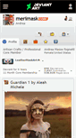 Mobile Screenshot of merimask.deviantart.com