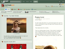 Tablet Screenshot of merimask.deviantart.com