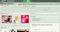 Desktop Screenshot of akuma-to-dolce-club.deviantart.com