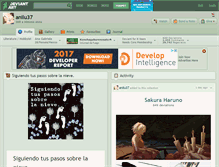 Tablet Screenshot of anilu37.deviantart.com